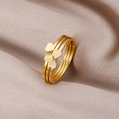 Finger Ring With Four-leaf Clover ,Inner Circumference 5.6cm,Only Self-pickup Is Supported, And The Displayed Prices Are All Self-pickup Prices